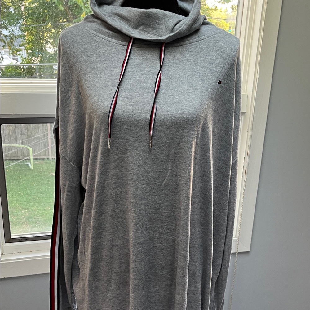 Tommy Hilfiger Gray Signature Soft Sweatshirt Dress XXL - Picture 2 of 7